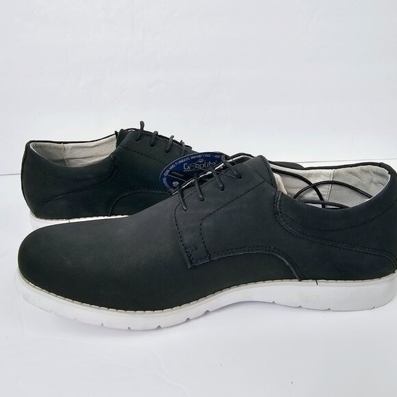 Propet Men's Grisham Black Nubuck Leather Casual Lace Up Oxfords Size 8.5 NWTF - Picture 10 of 13